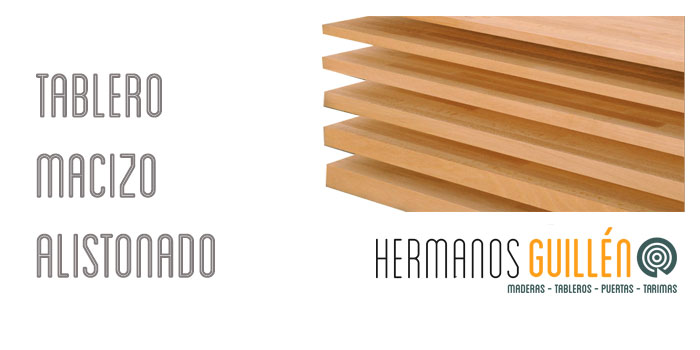 tablero alistonado macizo para muebles y escaleras